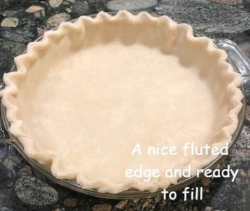 Pie dough decorative edge