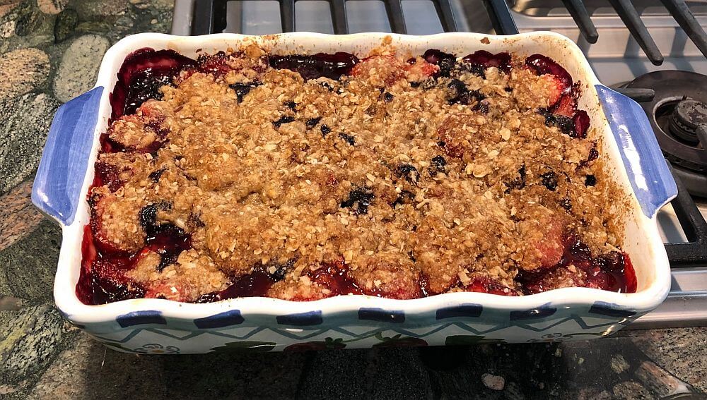 Strawberry Blueberry Crumble Recipe