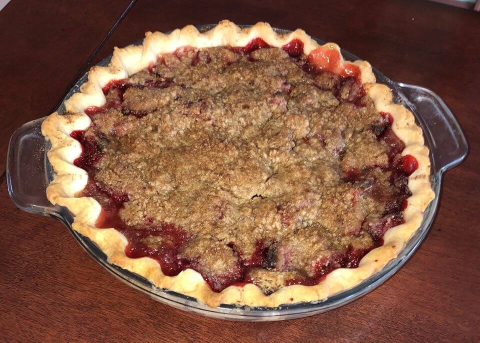 Strawberry Rhubarb Pie recipe