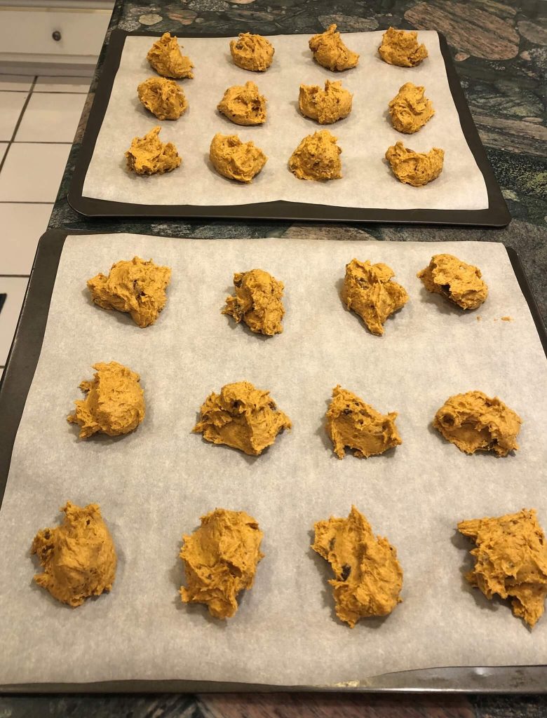 Spiced Pumpkin cookie dough