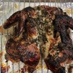 Palestinian Chicken on the grill